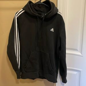 Adidas hoodie black medium